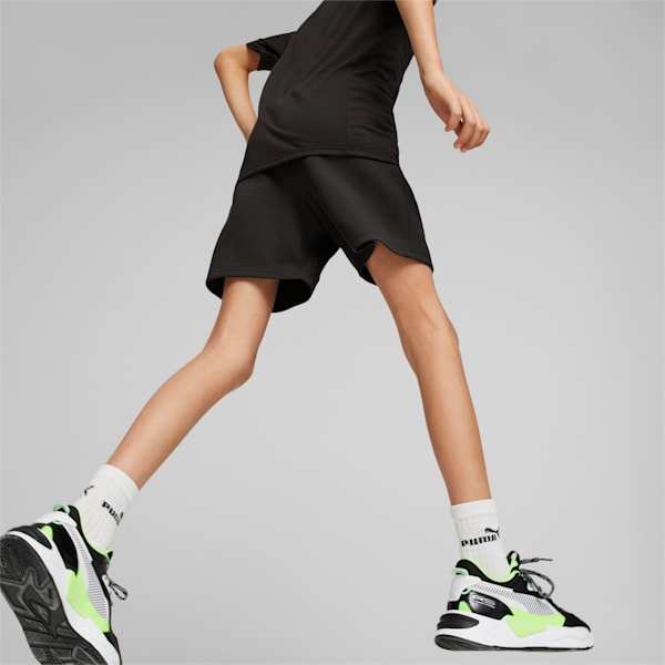 EVOSTRIPE 8" Youth Shorts, PUMA Black, extralarge-IND